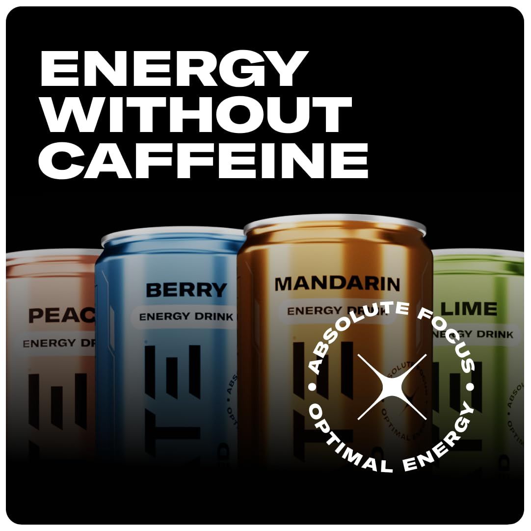 Drink Update Energy Drink with Paraxanthine  Jitter Free Crash Free No Overstimulation No Withdrawal  Caffeine and Sugar Free Variety 12 Pack