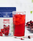 BLUE TEA  Hibiscus Iced Tea 36 Tea Bags  GIFTS FOR DAD  Herbal Cold Brew Energy Drink Refreshing Detox  Glutenfree  GMOfree  sugarfree