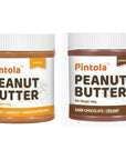 Pintola Combo Pack of Dark Chocolate Peanut Butter - 340g