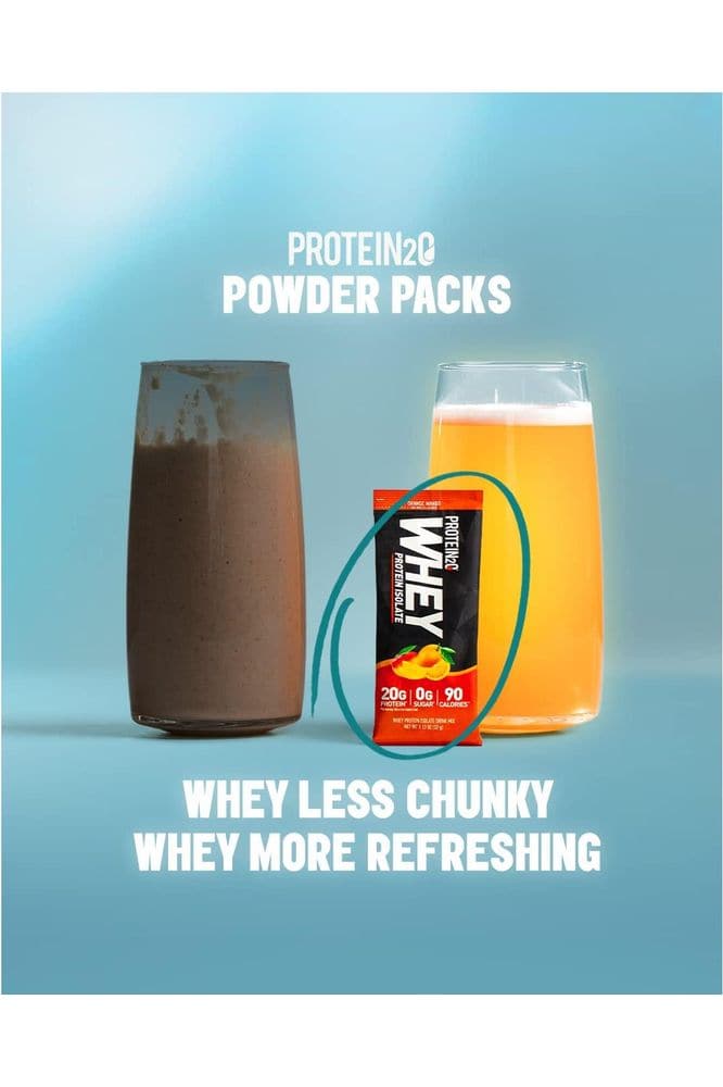 Protein2o Whey Protein Isolate, Orange Mango 20 Packs/1.13 Oz