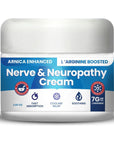 Neuropathy Cream Arnica Enhanced and L’Arginine Boosted Formula by NerveSpa - Maximum Strength Relief for Foot, Hands, Legs, Toes Includes 7grams of L’Arginine; Vitamin B6, MSM, Menthol, Aloe -2.82oz