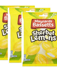 Bassetts Sherbert Lemons 192g 3 Pack