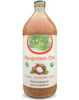 Mangosteen One  100 Pure Organic Mangosteen Juice  32oz Glass Bottle 1qt  Xanthone Vitamin  Antioxidant Rich Whole Superfruit  GlutenFree Vegan Mangosteen Supplement  Gopals Healthfoods