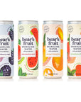 Bears Fruit Probiotic Sparkling Water wGut Health  Immunity Benefits Variety Pack Made with 100 Real Fruit  Fresh Herbs No Added Sugar No Artificial Flavors No Weird Stuff Pack of 12