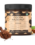 Amaaras Cocoa Hazelnut Spread Infused with Ashwagandha Creamy  Healthy chocolate for Bread  Waffles Chocolate dip Vegan  Vegetarian No refined sugar 220g