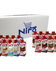 Niro Assortment  Protein Shake Variety Pack  18 Count with 2 Each of 9 Delicious Flavors Chocolate Vanilla Caramel Café Latte Chocolate Peanut Butter Cinnamon Roll Cake Batter Delight Cookies and Cream and Strawberry