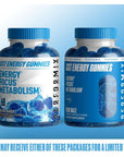 PERFORMIX SST Energy Gummies - Blue Razz, 40 Gummies - Bite-Size Gummy - Energy, Focus, and Metabolism Dietary Supplement - 100mg of Caffeine (for 5 Gummies)