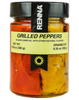 Renna Grilled Roasted Sweet Bell Peppers in Oil 1058 oz A Taste of the Mediterranean Excellence Renna Delicacies jarred antipasto Product of Italy