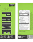 Prime Hydration Electrolyte Powder Mix Sticks