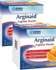 Arginaid Arginine Powder Drink Mix, Orange - 0.32 OZ Packets