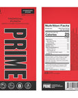 Prime Hydration Electrolyte Powder Mix Sticks