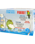 Parrot 100 Pure coconut water 1110 fl oz 100 Juice Refreshing Coconut Taste Natural Essential Plant Based NonGMO Electrolytes Antioxidant Low Calorie HydratingPack of 12