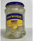 Haywards Sweet and Mild Silverskin Onions 400g  Pack of 2