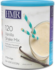 HMR 120 Chocolate Shake  120 Vanilla Shake Meal Replacement Powder Twin Pack 12g Protein 120 Cal 2 Canisters of 12 Servings Each VanChoc