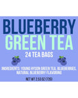 Revival Tea Company Blueberry Green Tea  Green Tea Blend with Natural Blueberry Flavor  24 Tea Bags