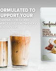 Sunfood Superfoods Maca Superlatte Powder Drink Mix - 5.82 Ounces