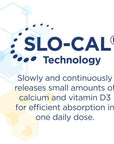 Citracal Slow Release 1200, 1200 mg Calcium Citrate and Calcium Carbonate Blend with 1000 IU Vitamin D3, Bone Health Supplement for Adults, Once Daily Caplets, 185 Count