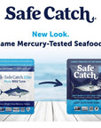 Safe Catch Elite Tuna WildCaught Lowest Mercury Tuna Fish Pouch GlutenFree Keto Food NonGMO Kosher PaleoFriendly High Protein Snack No Water Oil Tuna Pack of 12 Tuna Pouches 3oz