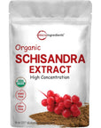 Organic Schisandra Extract Powder, 8 Ounce