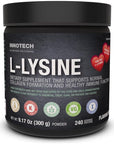 INNOTECH Nutrition L-Lysine Powder 300 g (Pure L-Lysine)