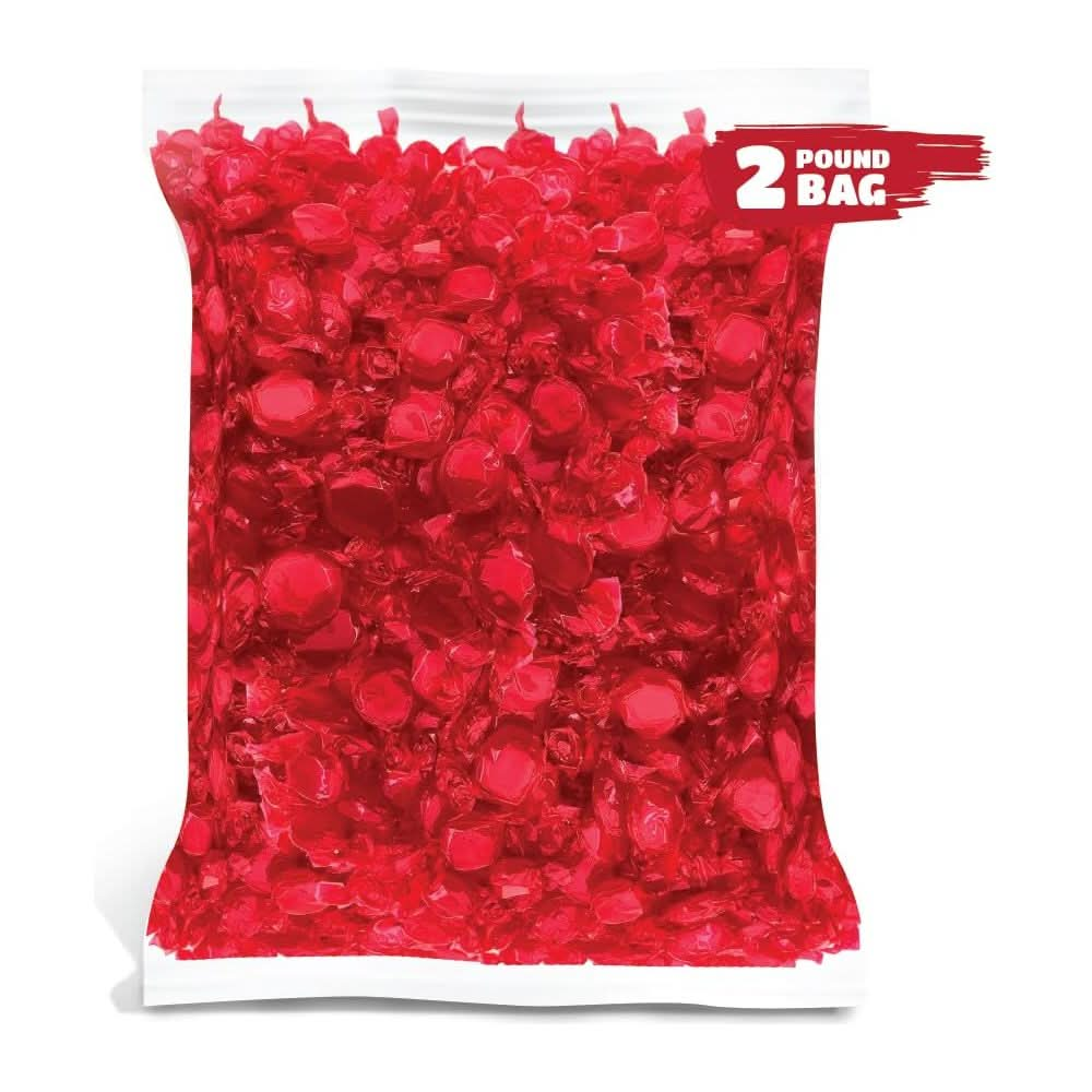 Arcor Cinnamon Hard Candy Spicy Red Sweets  Bulk Pack 2 Pounds About 150 Count