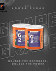 Generic Gatorade Perform G2 Grape Instant Powder 194 Oz 2 Each 6 Gallons each Gatorade Thirst Quencher Powder Gatorade Mix Less Sugar Bulk Powder Concentrate