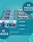 ORBIT Wintermint Sugar Free Chewing Gum, 12 Packs of 14-Pieces (168 Total Pieces)