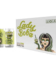 Pack of 24 Lady Boba 24 Cans Milk Bubble Tea with Boba Pearls in a Can 107ozcan with Thank You Card Choose One from Variety of Flavors Classic Brown Sugar Taro Matcha Latte Ready To Drink Beverage Matcha