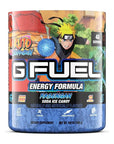 G Fuel Rasengan Energy Powder, Sugar Free, Clean Caffeine Focus Supplement, Water Mix, Soda Ice Candy Flavor, Focus Amino, Vitamin + Antioxidants Blend - 9.8 oz (40 Servings)