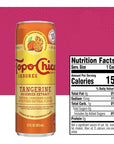 Generic Topo Chico Sabores Sparkling Water Sleek Cans 12 Fl Oz 16 Pack Tangerine With Ginger