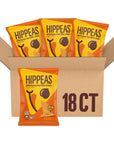 Hippeas Chickpea Tortilla Chips, Nacho Vibes, 1 Ounce (Pack of 18), 3g Protein, 3g Fiber, Vegan, Gluten-Free, Crunchy, Plant Protein Snacks