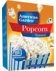 American Garden Microwave Natural Popcorn, Gluten-Free - 273g