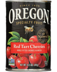 Oregon Fruit Produ cts Pitted Red Tart Cherries in Water 145 oz one can