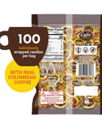 Colombina Coffee Delight Hard Candy GlutenFree CoffeeFlavored Candies Made wAuthentic Colombian Coffee 1 Pack 100 Count