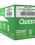 Quest Tortilla Style Protein Chips Chili Lime (8 Bags)