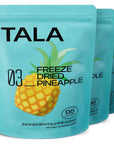 TALA, Freeze-Dried Fruit, Fruit Snack, Vegan | No Sugar Added | Pack of 3 (0.88 Ounce Each)