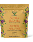 Eupherbia Saffron Black Tea Handpicked Highland Grown Whole Leaf Tea Enriched with 2 Grams of Premium Saffron Threads Brisk Earthy Aromatic 227g 8 oz