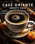 Oriente Variety Pack Instant Coffee Packets Single Serve 20 ct  Cafe Oriente Cafe Cubano Cafe De Olla  100 Arabica Dark Roast Coffee  Solar Energy Produced  Hot or Iced Instant Coffee Packets