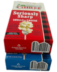 Cabot Macaroni and Cheese Bundle Seriously Sharp Cheddar and Classic Yellow Cheddar One 625 Ounce Box of Each Flavor  with Reusable Leftover Bag