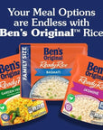 BENS ORIGINAL READY RICE Cilantro Lime Flavored Family Size Rice Easy Dinner Side 173 oz Pouch Pack of 6