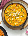 Pataks Chickpeas  Veggie Korma Flavorful mild and creamy curry is made with coconut chickpeas green beans and a balanced melody of other veggies Ready to Heat Vegetarian Meals Pack of 6