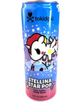 Tokidoki Stellina Star Pop Blue Cotton Candy Flavor Drink 2 Pack with 2 Gosutoys Stickers