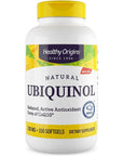 Healthy Origins Ubiquinol (Active Form of CoQ10), 200 mg - Activated Form of CoQ10 - Kaneka Ubiquinol Supplements for Heart Health & Antioxidant Support - Gluten-Free & Non-GMO - 150 Softgels