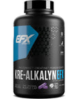 EFX Sports Kre-Alkalyn EFX | pH Correct Creatine Monohydrate Pill Supplement|120 Servings, 240 Capsules