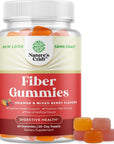 Tasty Prebiotic Fiber Gummies for Adults - High Fiber Supplement Gummies Vitamins for Adults with Prebiotic Soluble Chicory Root for Immunity and Digestive Support - Non GMO Vegan Halal 60 Count