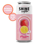 ShineWater Vitamin D Hydration Electrolyte Drink Strawberry Lemon 12 Pack Sugar Free Naturally Flavored Water Magnesium Zinc Vitamin B12 Folic Acid Plant Based Antioxidants Low Calorie