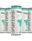 SPIRITLESS Margarita  NonAlcoholic PourOver Cans 5 Pack  Ready to Drink or Mocktail  Cocktail Mixer  NonGMO  Vegan  60 Calories  845 Fl Oz Cans