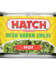 Hatch Diced Green Chiles 4oz HOT QTY 6