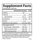 Carlson - Teen's Smart Catch, 700 mg Omega-3s, Cognitive Development, Brain Function & Vision Support, Lemon, 180 Softgels