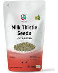 Milk Thistle Tea Seeds 4oz  Promotes Liver Health  Loose Bulk Bag  by Yogis Gift